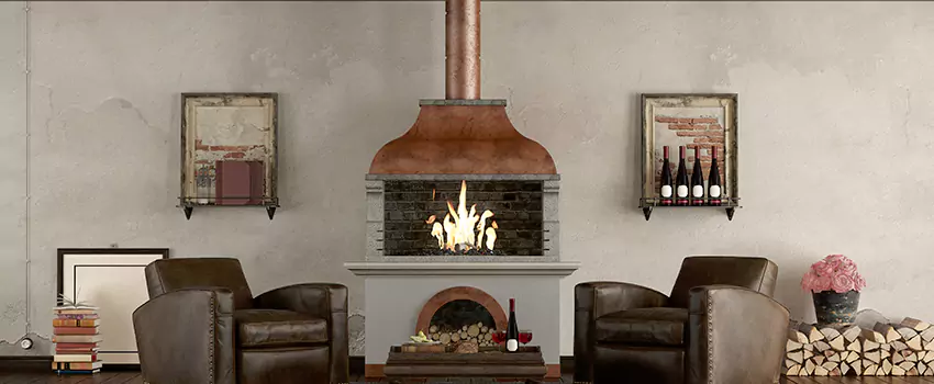 Thelin Hearth Products Providence Pellet Insert Fireplace Installation in Holtsville, NY