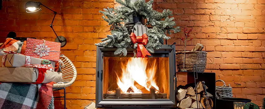 Travis Industries Linear Gas Fireplace Installation in Holtsville, New York