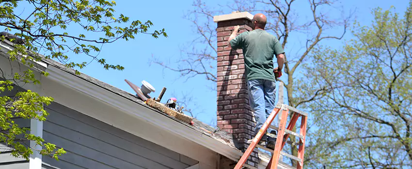 Vinyl and PVC Chimney Flashing Installation in Holtsville, NY