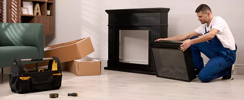 Old Rusted Metal Fireplace Repair And Replacement in Holtsville, NY